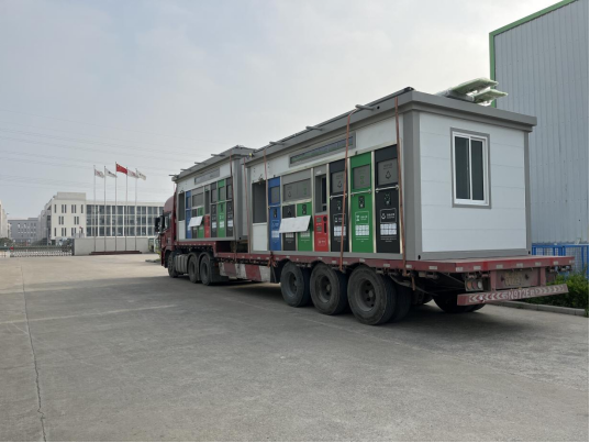 華展貓先生，智能垃圾房，垃圾分類驛站，分類回收站點(diǎn)