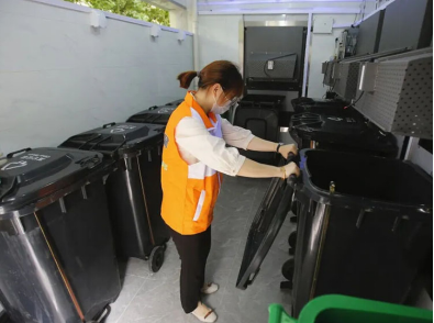 貓先生，智能垃圾分類(lèi)設(shè)備，垃圾房廠家，定時(shí)定點(diǎn)垃圾收集點(diǎn)