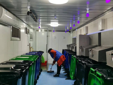 貓先生智能垃圾房，社區(qū)垃圾分類站，小區(qū)垃圾集中投放點生產(chǎn)廠家