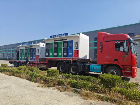 貓先生智能垃圾分類，小區(qū)垃圾房廠家，專業(yè)垃圾收集站制造