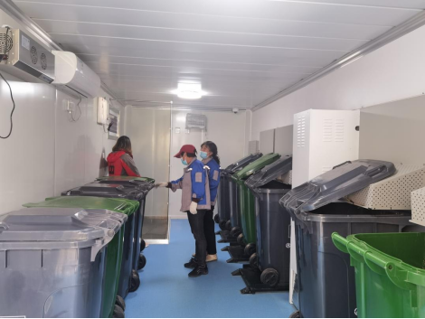 智能垃圾分類房,再生資源回收站廠家,貓先生垃圾分類，垃圾收集房