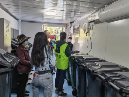 智能分類垃圾房，清潔小屋，垃圾分類收集站生產(chǎn)廠家