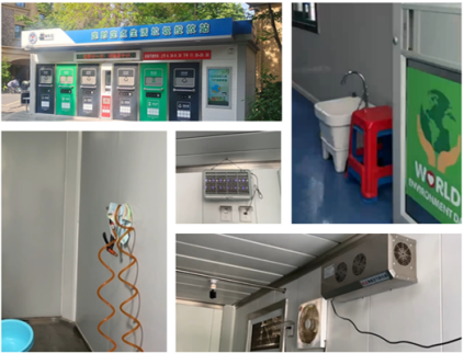 江蘇智能分類垃圾房，清潔小屋，垃圾分類收集站生產(chǎn)廠家