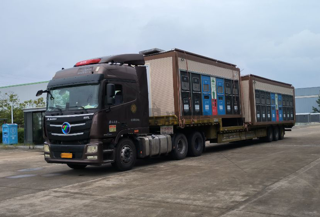 華展智能分類垃圾房，清潔小屋，垃圾分類收集站生產(chǎn)廠家