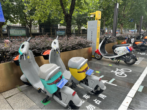 電動自行車充電樁，智能無線充電，電單車充電樁廠家